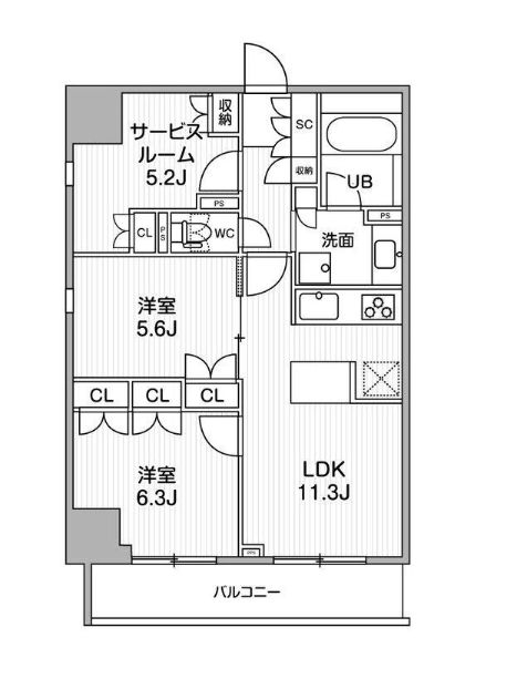 2SLDK