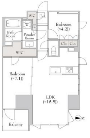 2LDK