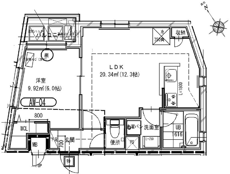 1LDK