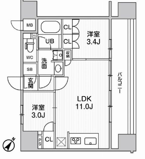 2LDK