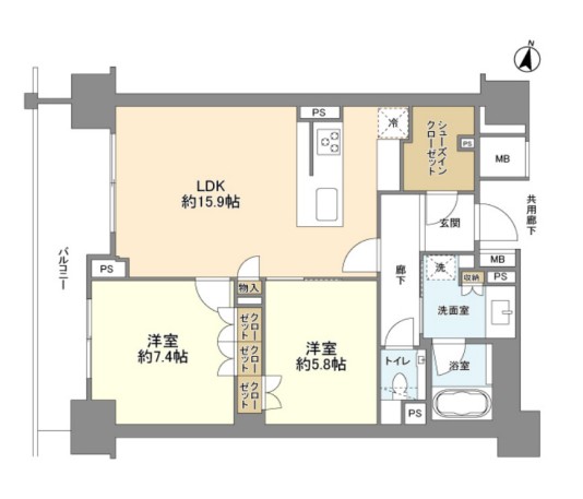 2LDK