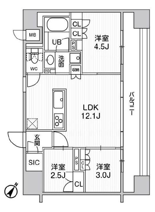 3LDK