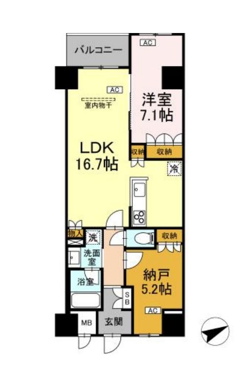 1SLDK