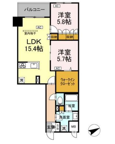 2LDK