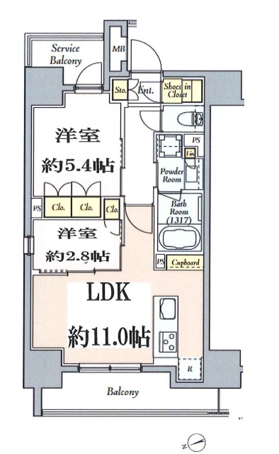 2LDK